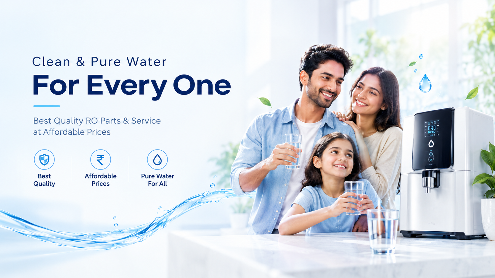 Clean & Pure Water For Every One - Shop RO Spares