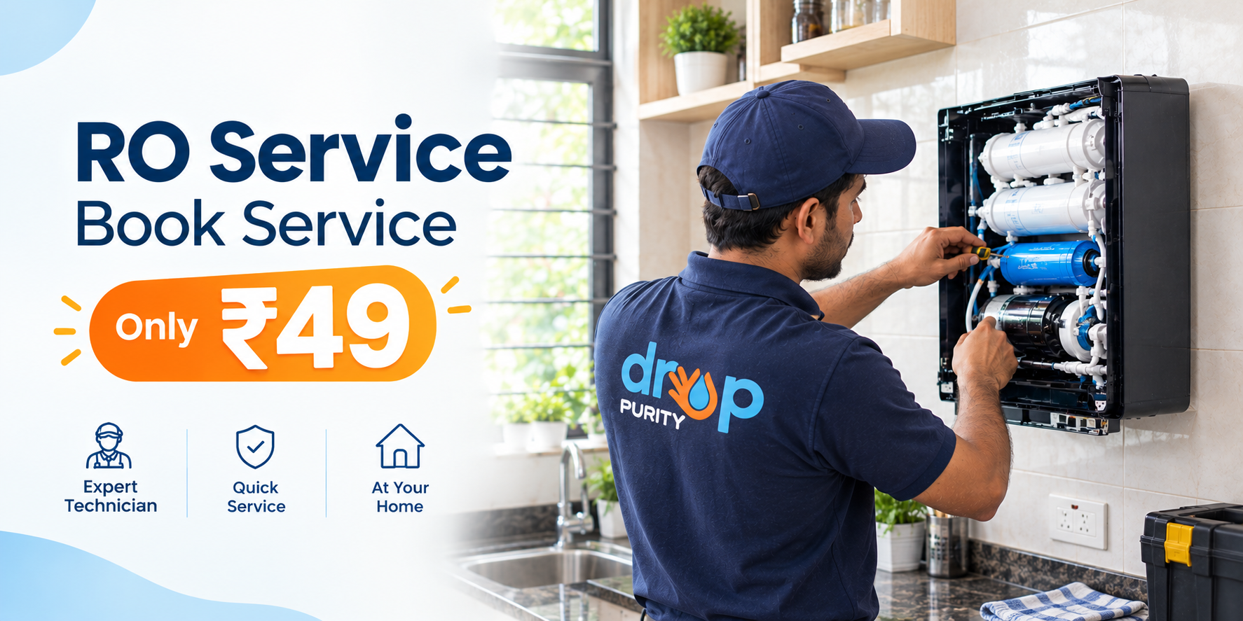 Book Your RO Service Only ₹49 - Expert RO Technician at Your Doorstep